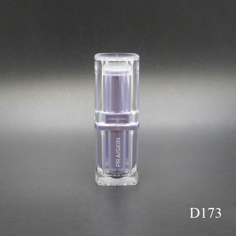 Factory Customized Plastic Concealer Stick Packaging 7g square Transparent Makeup Foundation Stick Tubes