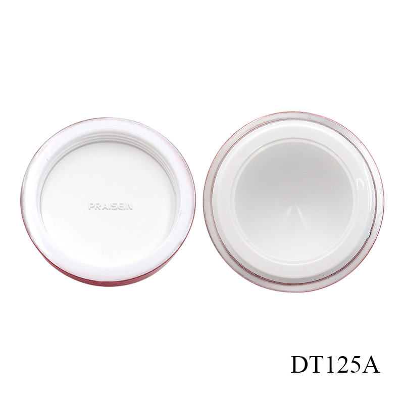 Custom cream container packaging 50g red cosmetic jar face cream packaging bottle wholesale
