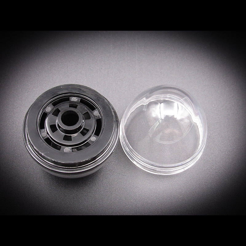 Cosmetic Packaging Supplier 4.5g Black Plastic Egg-shaped Lip Balm Container