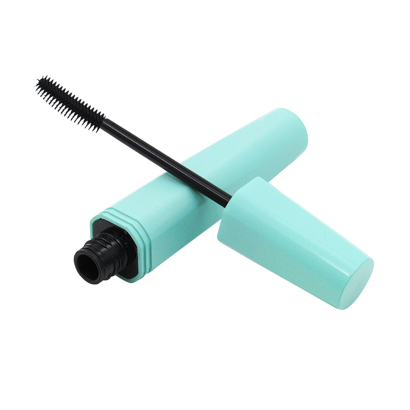 Plastic cosmetic mascara container with silicone wand 15ml empty mascara tube packaging custom color