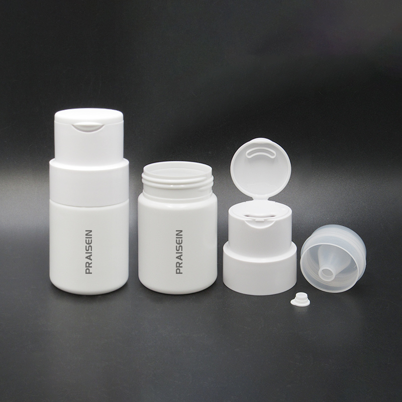 Wholesale 50g 75g Round Plastic Empty Bottles Skin Care Enzyme Facial Cleansing Powder Bottles