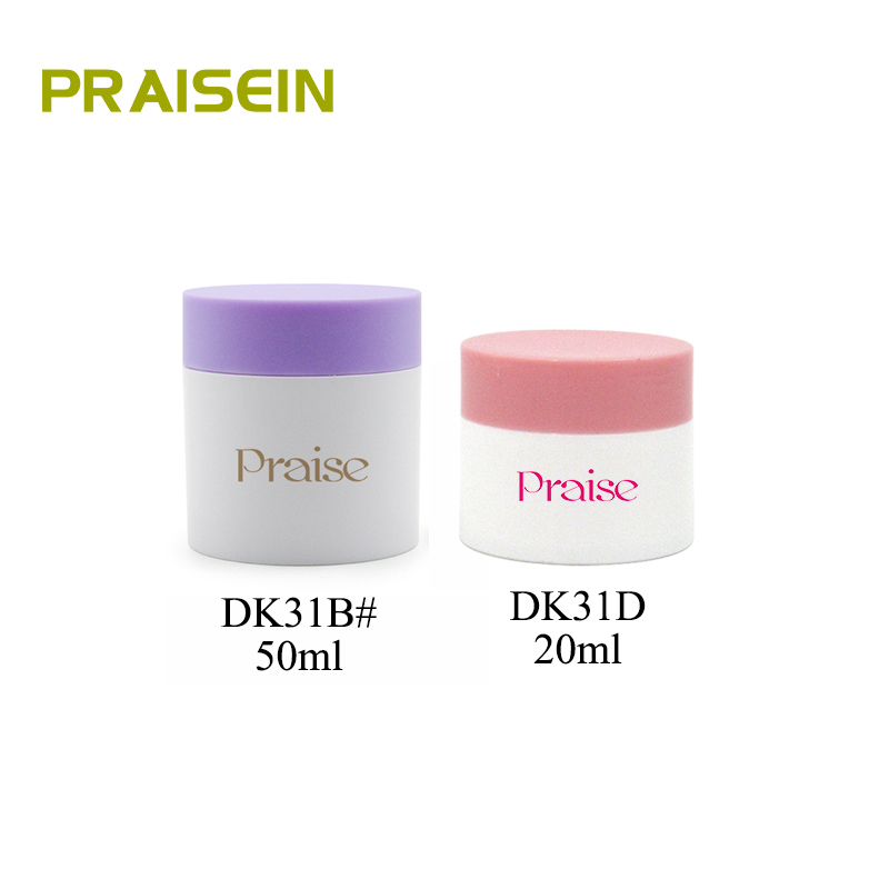 20ml 50ml empty skin cream jars PP plastic round face cream containers wholesale