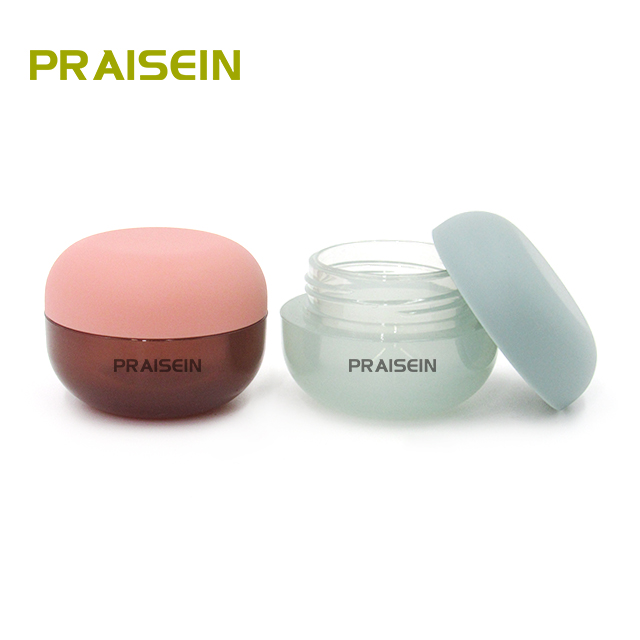6g Round lip scrub lip balm container packaging supply empty cosmetic plastic jar with lid sample cream jars