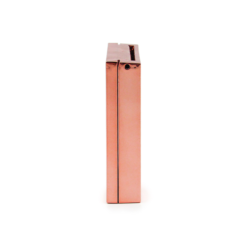 Square Golden Eyeshadow Packaging Can Be Made Into a Transparent Cosmetic Plastic 4 Color Eye Shadow case