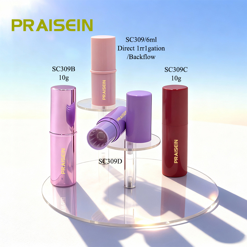 Custom cosmetics container and packaging 6ml/10g round plastic concealer tube foundation stick container