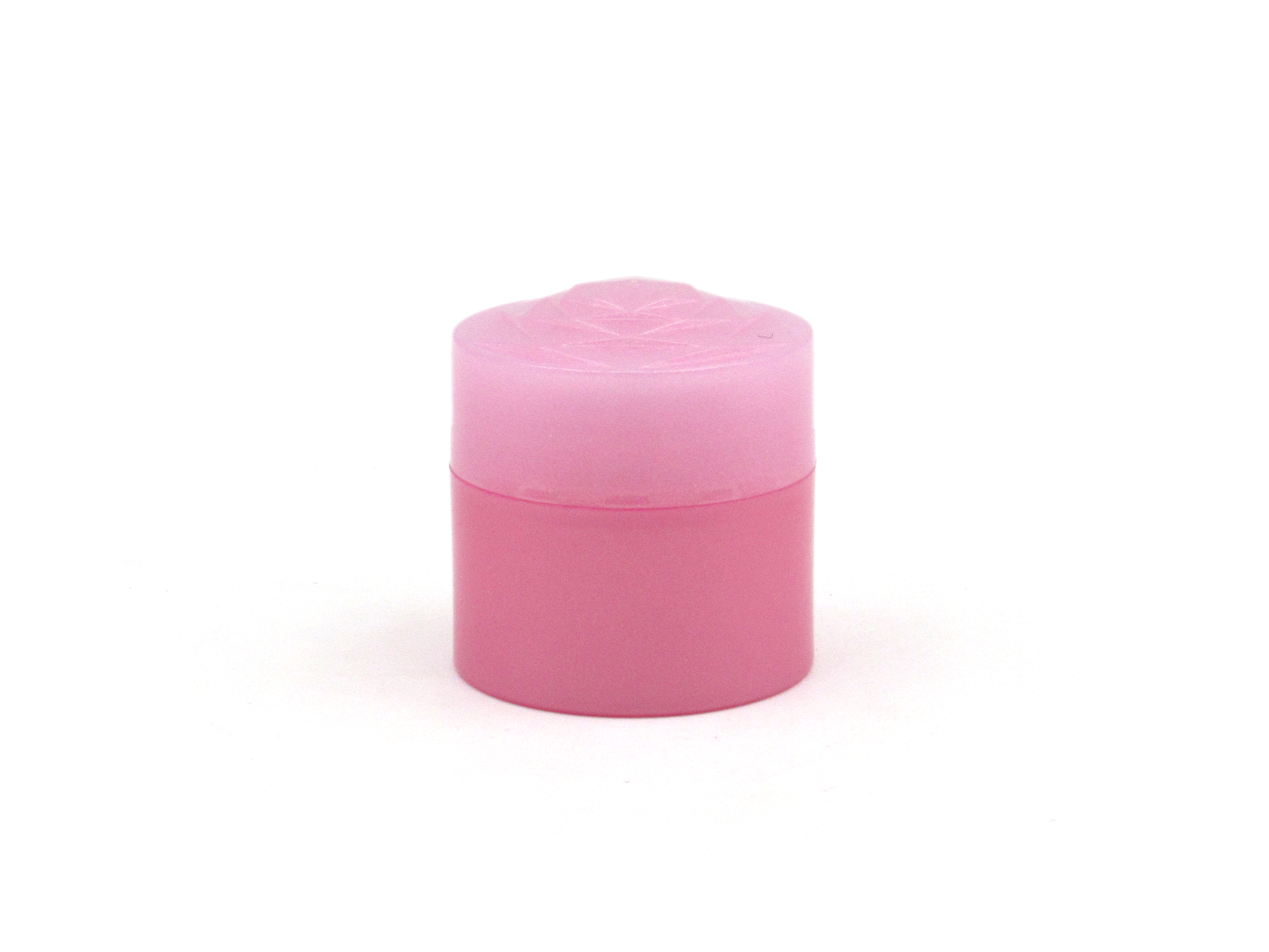 Rose relief mini 5ml custom empty cream container skin care packaging plastic face cream jar