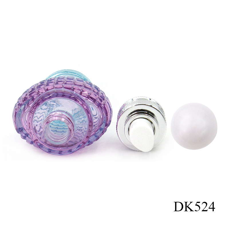 65ml gradient glass lotion bottle, eye essence press type bottle, empty skin care containers wholesale