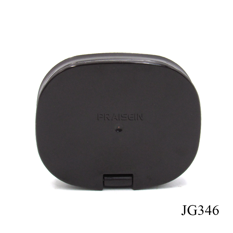 Own-brand OEM ODM Plastic eye shadow container packaging empty 2 color eye shadow case with mirror