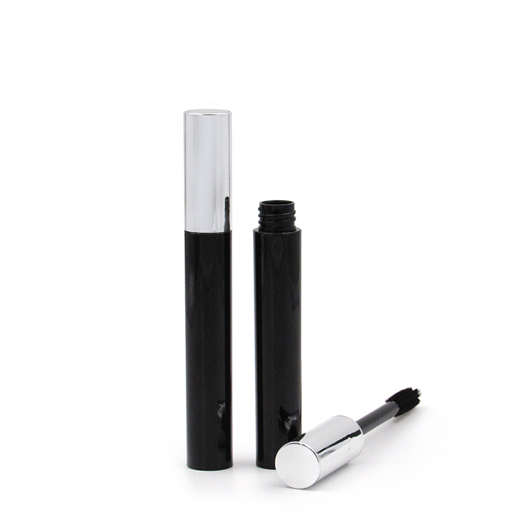 Wholesale cosmetic plastic packaging makeup empty mascara tube container with brush