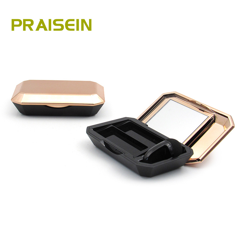Manufacture custom plastic empty eyeshadow compact case packaging