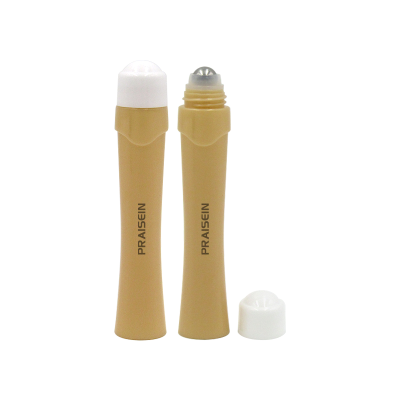 Wholesale perfume oil roll on plastic bottle with stainless steel roller ball 12ml 15ml eye cream roll on bottle