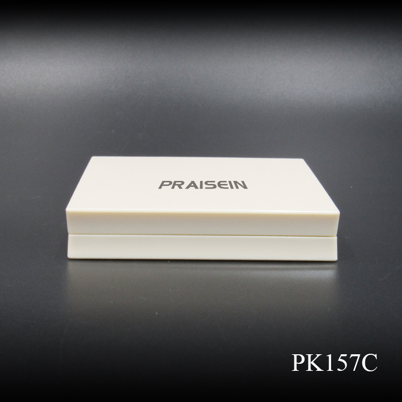 4-color Empty eyeshadow palette container custom square cosmetic plastic eye shadow case