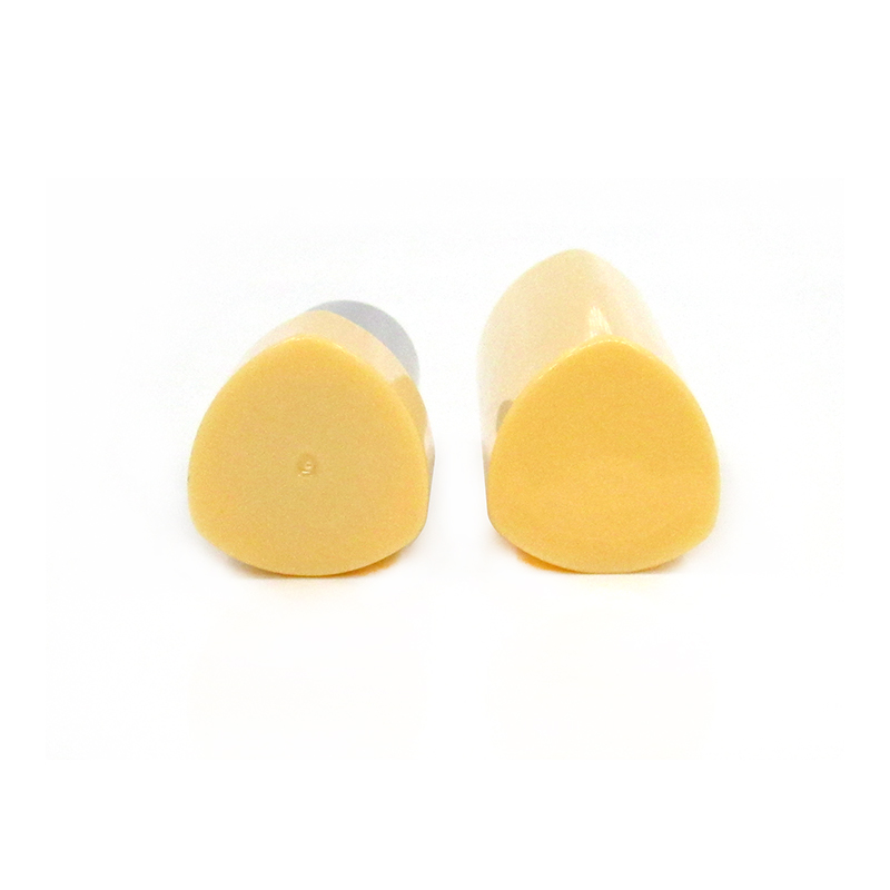 Specializing manufacture triangular oblique cover lipstick packaging tube, cosmetics empty lipstick container of high quality
