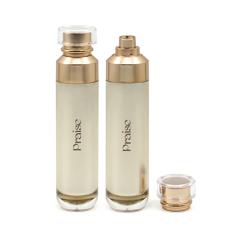 Skin Care Luxury Essence Lotion Set Packaging, 20ml-120ml Acrylic Empty Lotion Bottle, Plastic Cosmetic Cream Jar For Face