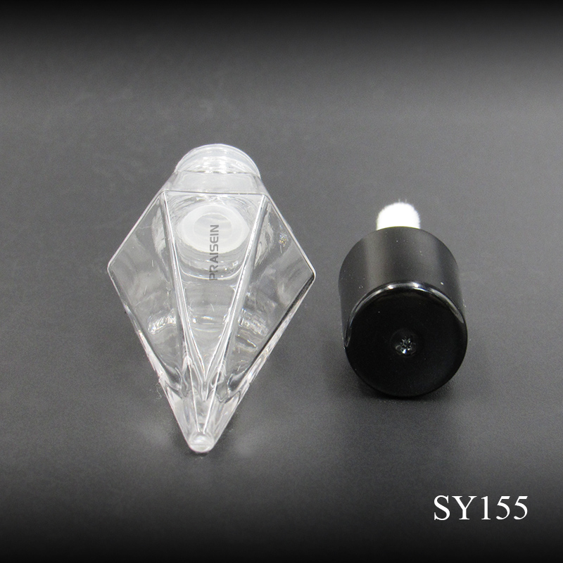 Own brand custom refillable plastic lip gloss container cosmetic packaging empty 3ml small clear lip gloss tubes