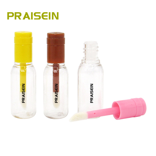 3ml small lip gloss tube custom cosmetic packaging in lovely empty lip gloss plastic containers