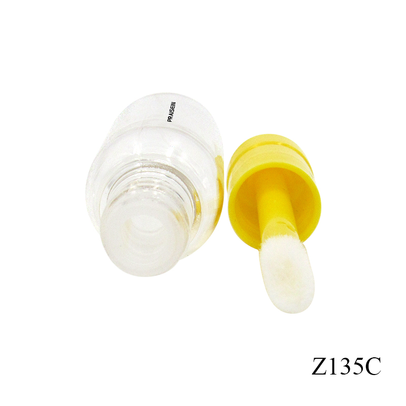3ml small lip gloss tube custom cosmetic packaging in lovely empty lip gloss plastic containers
