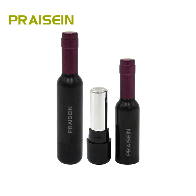 Professional export cosmetics packaging factory custom black lipstick tube plastic empty tubes
