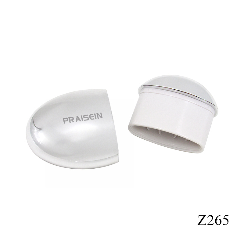 6g Empty silver lip balm tube egg shaped plastic deodorant container packaging
