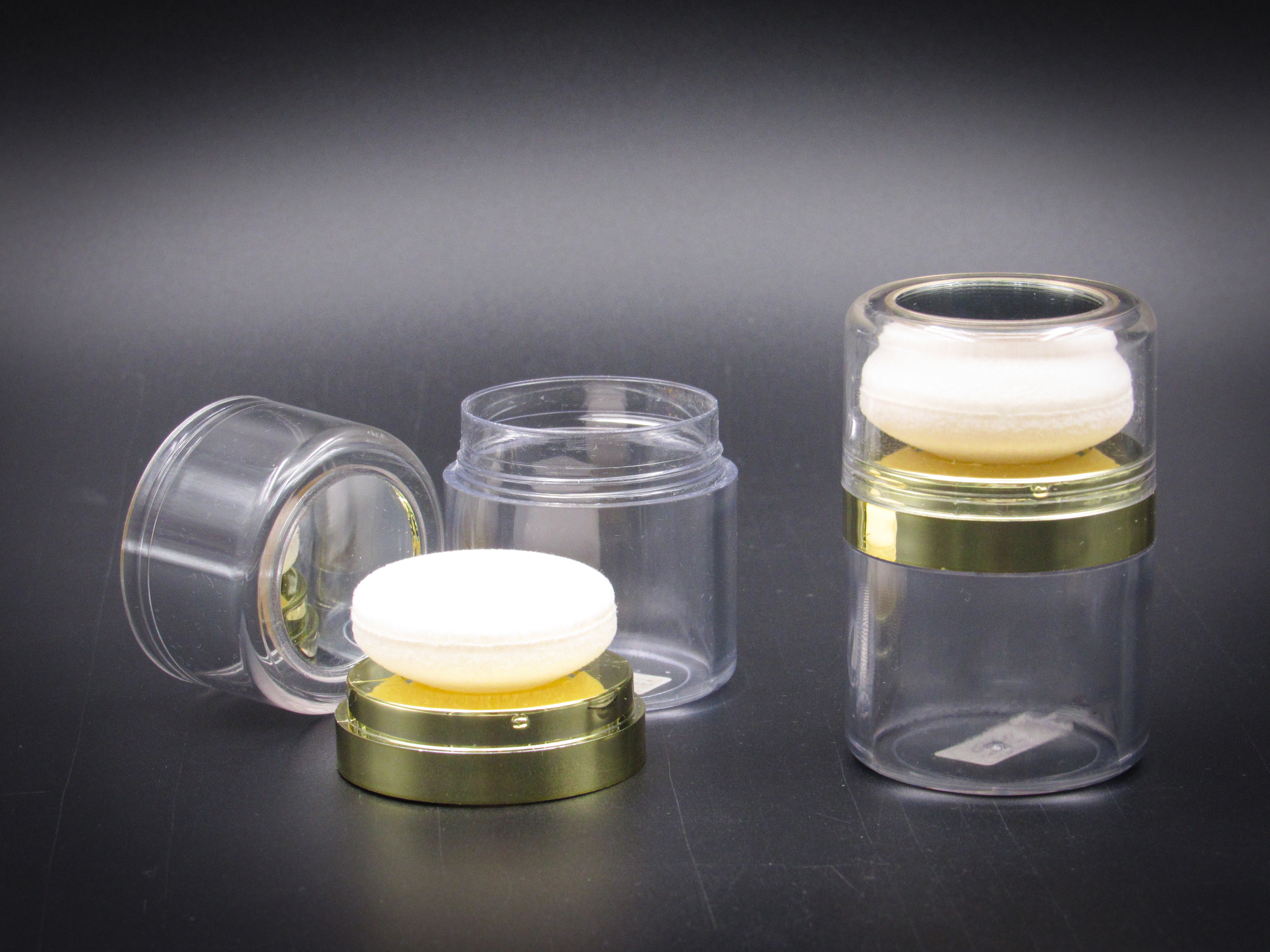 New design Customized empty cosmetic loose powder case jar with mirror 7.5g 14g 23g makeup Loose Powder Mineral plastic container