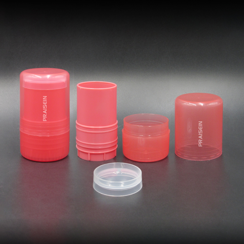 5g 13g high quality empty foundation stick cosmetics container own brand round plastic blush stick packaging
