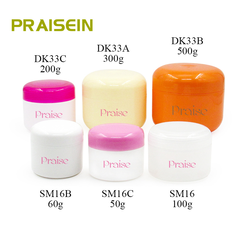 Wholesale Plastic Skin Care Body Cream Cosmetic Empty Jar 50g 60g 100g 200g 300g 500g Eco Friendly Cream Container