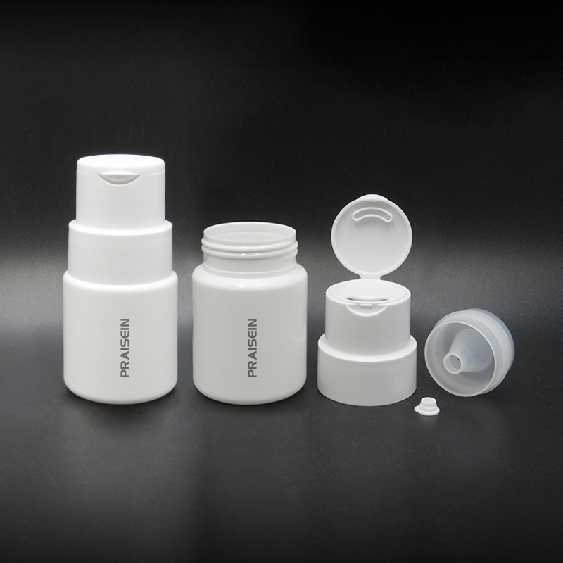 Wholesale 50g 75g Round Plastic Empty Bottles Skin Care Enzyme Facial Cleansing Powder Bottles