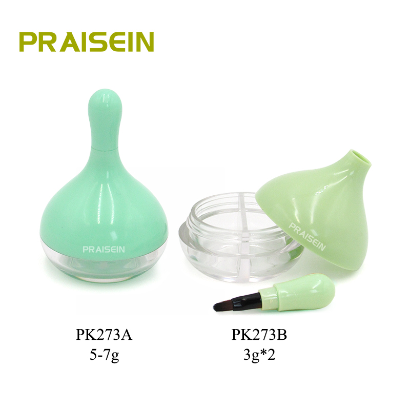 Wholesale Cosmetic Lip Mask Bottle Containers Empty 3g*2 Plastic Eyebrow Dye case Packaging