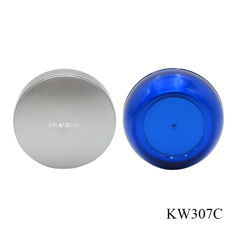 Plastic face cream Bottle with lid 50g round cosmetic cream jar container wholesale empty jar