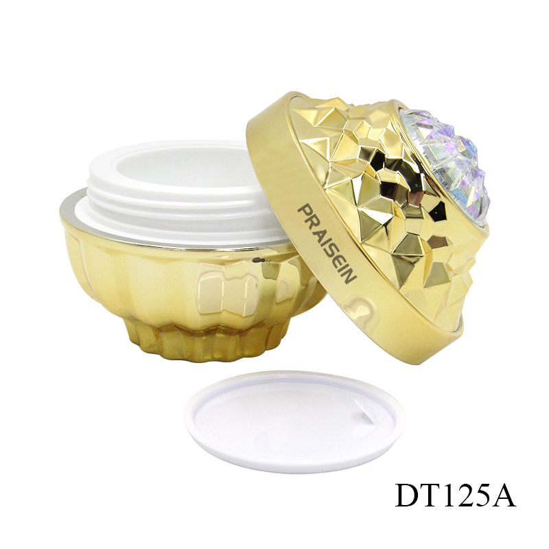 Custom cream container packaging 50g red cosmetic jar face cream packaging bottle wholesale