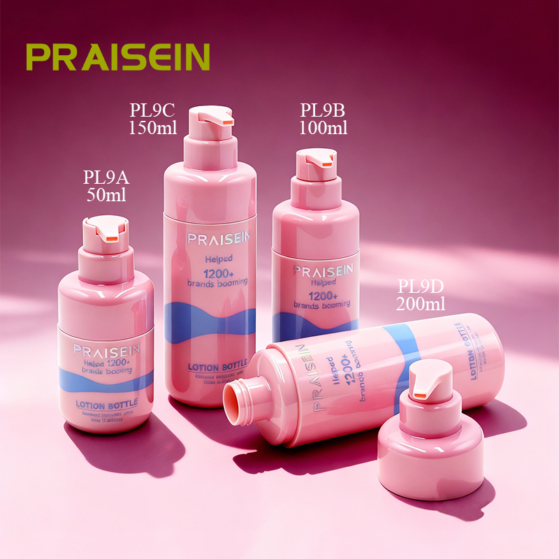 50ml 100ml 150ml 200ml Airless pump bottle empty refillable lotion plastic bottle for skin care