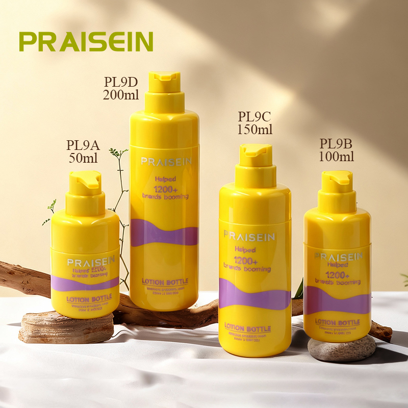 50ml 100ml 150ml 200ml Airless pump bottle empty refillable lotion plastic bottle for skin care