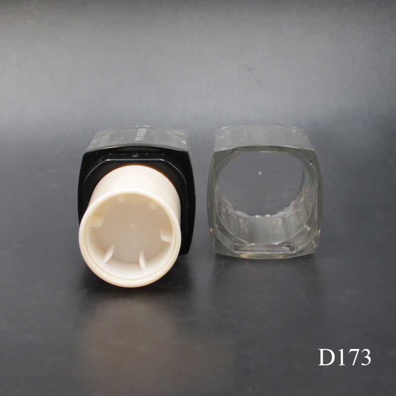 Factory Customized Plastic Concealer Stick Packaging 7g square Transparent Makeup Foundation Stick Tubes