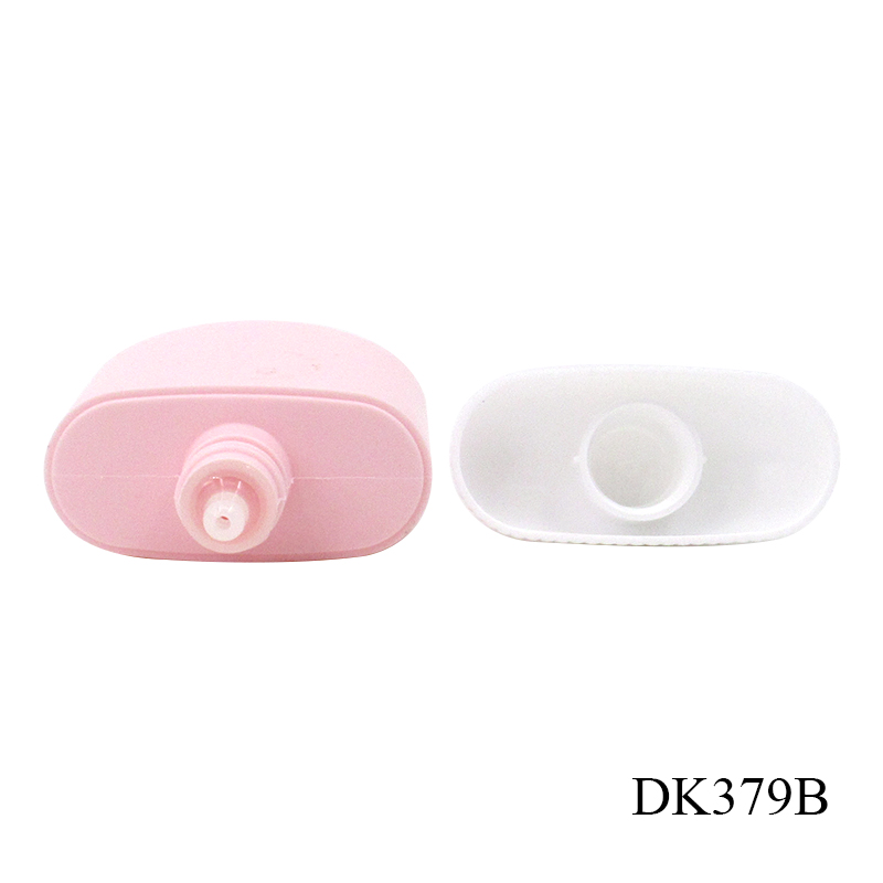 Cute ice cream shaped plastic hand cream bottles custom private label, 70ml pink squeeze type empty cosmetic lotion container