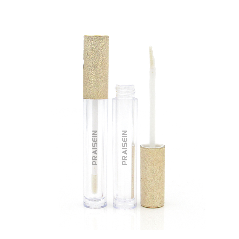 OEM ODM empty round plastic lip gloss container tube wholesale