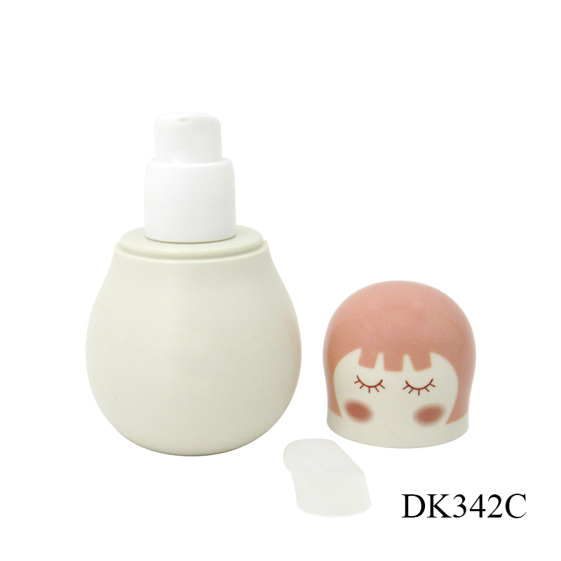 100ml Customized Craft Cartoon Shape Women's Lotion Bottle Empty Plastic Lotion Container