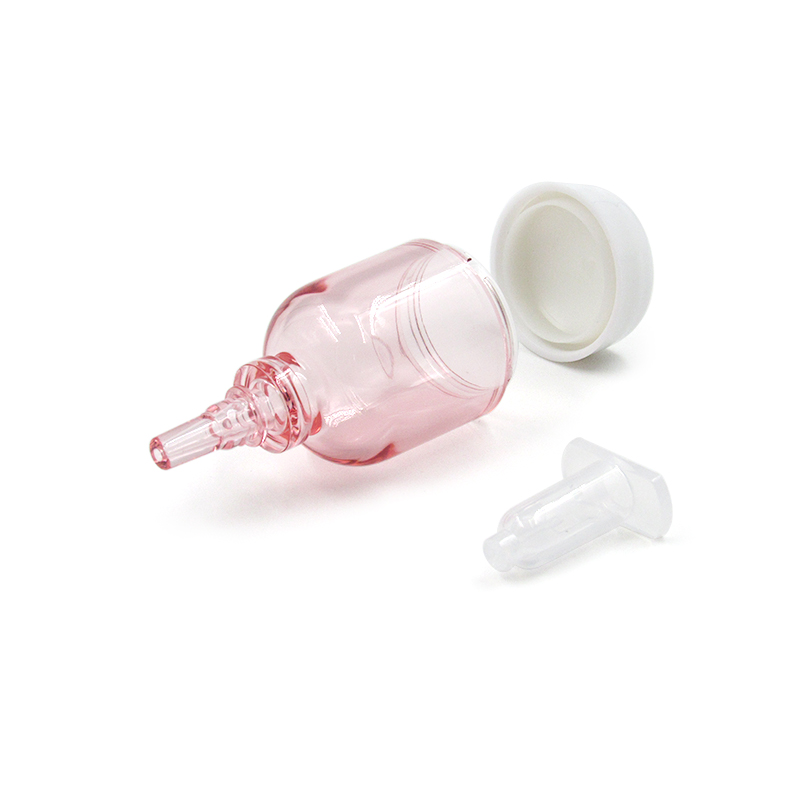 Customized Skin Care Container Packaging 10ml Plastic Essence Bottle Empty Clear Serum Bottle